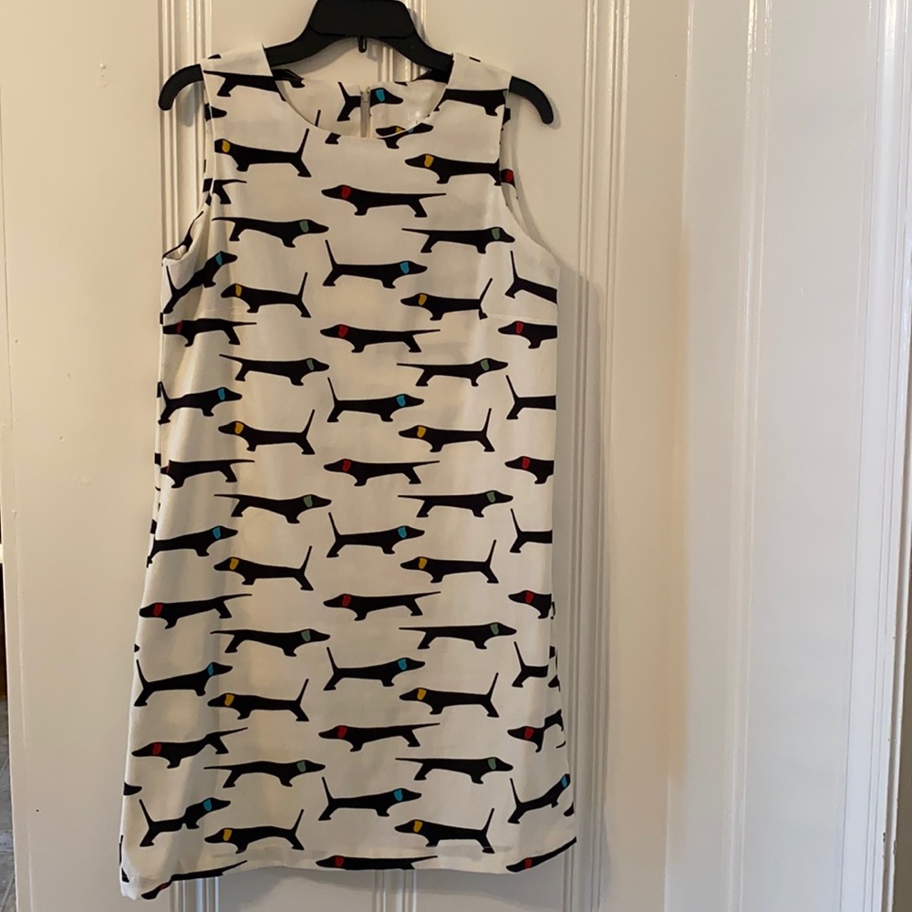 Dog dress. Dachshunds. Summer dress with pockets